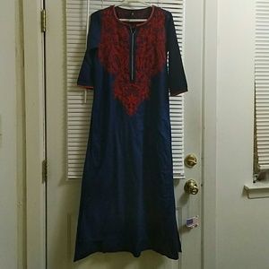 Embroidered Shirt/Dress